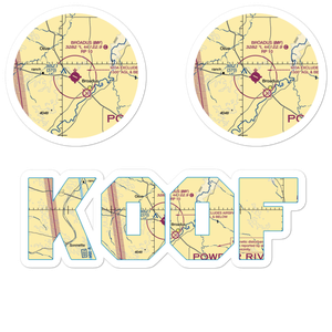 Broadus Airport (00F) VFR Sectional Sticker Pack