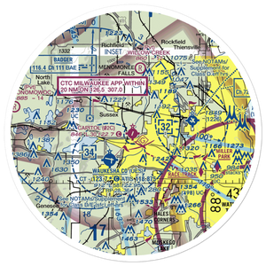 Capitol Airport (02C) VFR Sectional Sticker (30 mile)