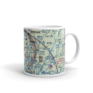 Wetumpka Municipal Airport (08A) VFR Sectional  Mug