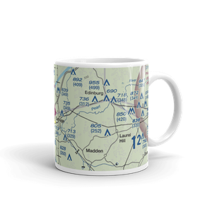 Carthage-Leake County Airport (08M) VFR Sectional  Mug