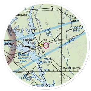 Hester Memorial Airport (0A2) VFR Sectional Sticker (20 mile)