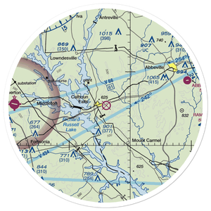 Hester Memorial Airport (0A2) VFR Sectional Sticker (30 mile)