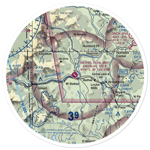 Bethel Regional Airport (0B1) VFR Sectional Sticker (30 mile)