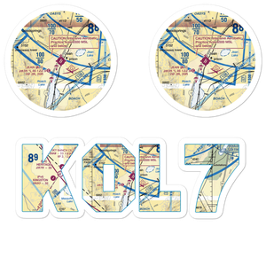 Jean Airport (0L7) VFR Sectional Sticker Pack