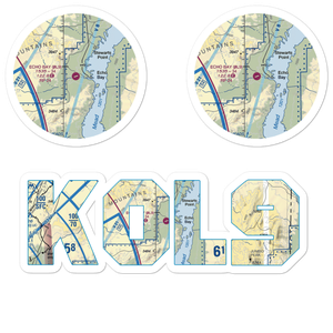 Echo Bay Airport (0L9) VFR Sectional Sticker Pack