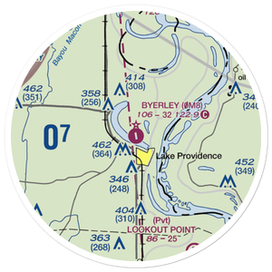 Byerley Airport (0M8) VFR Sectional Sticker (20 mile)