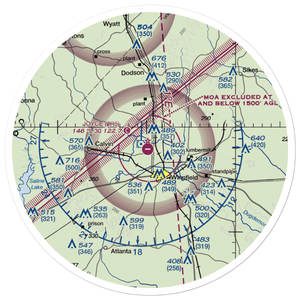 David G Joyce Airport (0R5) VFR Sectional Sticker (30 mile)