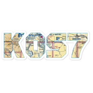 Dorothy Scott Airport (0S7) VFR Sectional Sticker