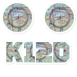 Tower Municipal Airport (12D) VFR Sectional Sticker Pack