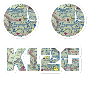 Shelby Community Airport (12G) VFR Sectional Sticker Pack