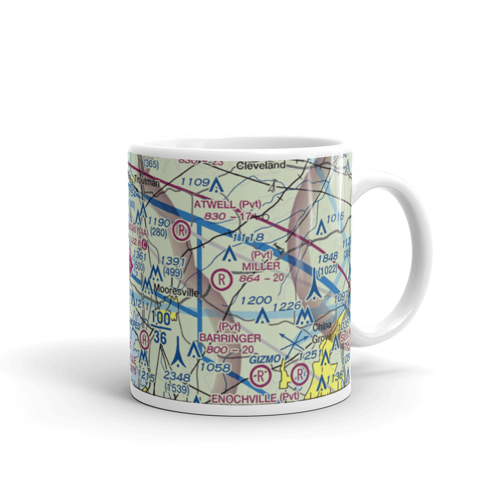 Lake Norman Airpark (14A) VFR Sectional  Mug 