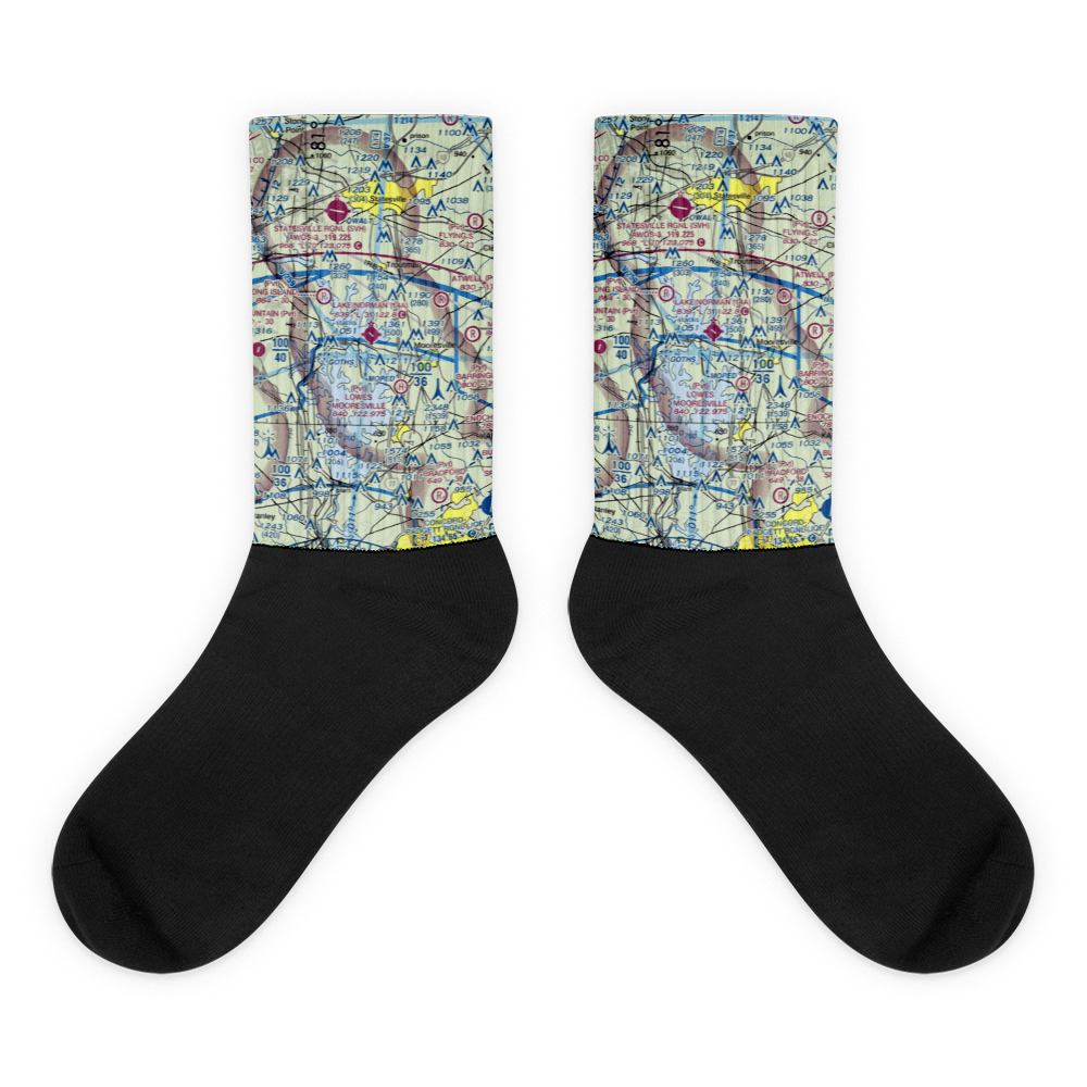 Lake Norman Airpark (14A) VFR Sectional Socks 
