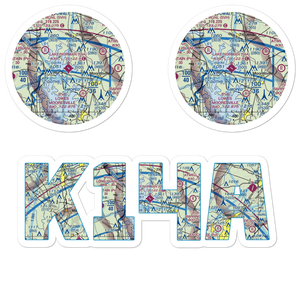 Lake Norman Airpark (14A) VFR Sectional Sticker Pack