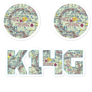 Fremont Airport (14G) VFR Sectional Sticker Pack