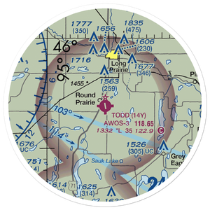 Todd Field (14Y) VFR Sectional Sticker (20 mile)