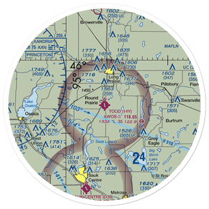 Todd Field (14Y) VFR Sectional Sticker (30 mile)