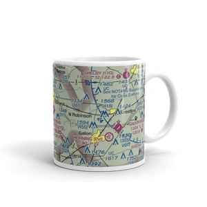 Port-Bucyrus-Crawford County Airport (17G) VFR Sectional  Mug