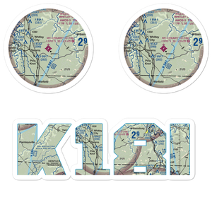 Mc Creary County Airport (18I) VFR Sectional Sticker Pack