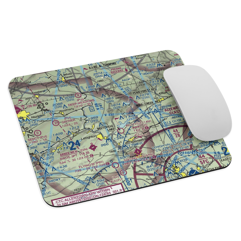 Neeb Airport (3PA2) VFR Sectional Mouse Pad 