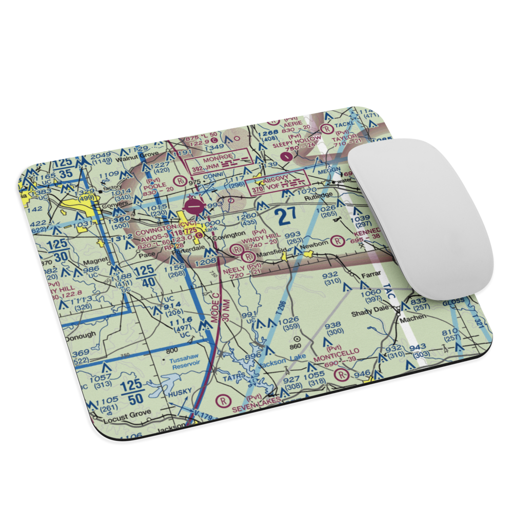 Neely Farms Airport (9GE7) VFR Sectional Mouse Pad 