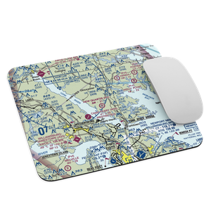 New Quarter Farm Airport (92VA) VFR Sectional Mouse Pad