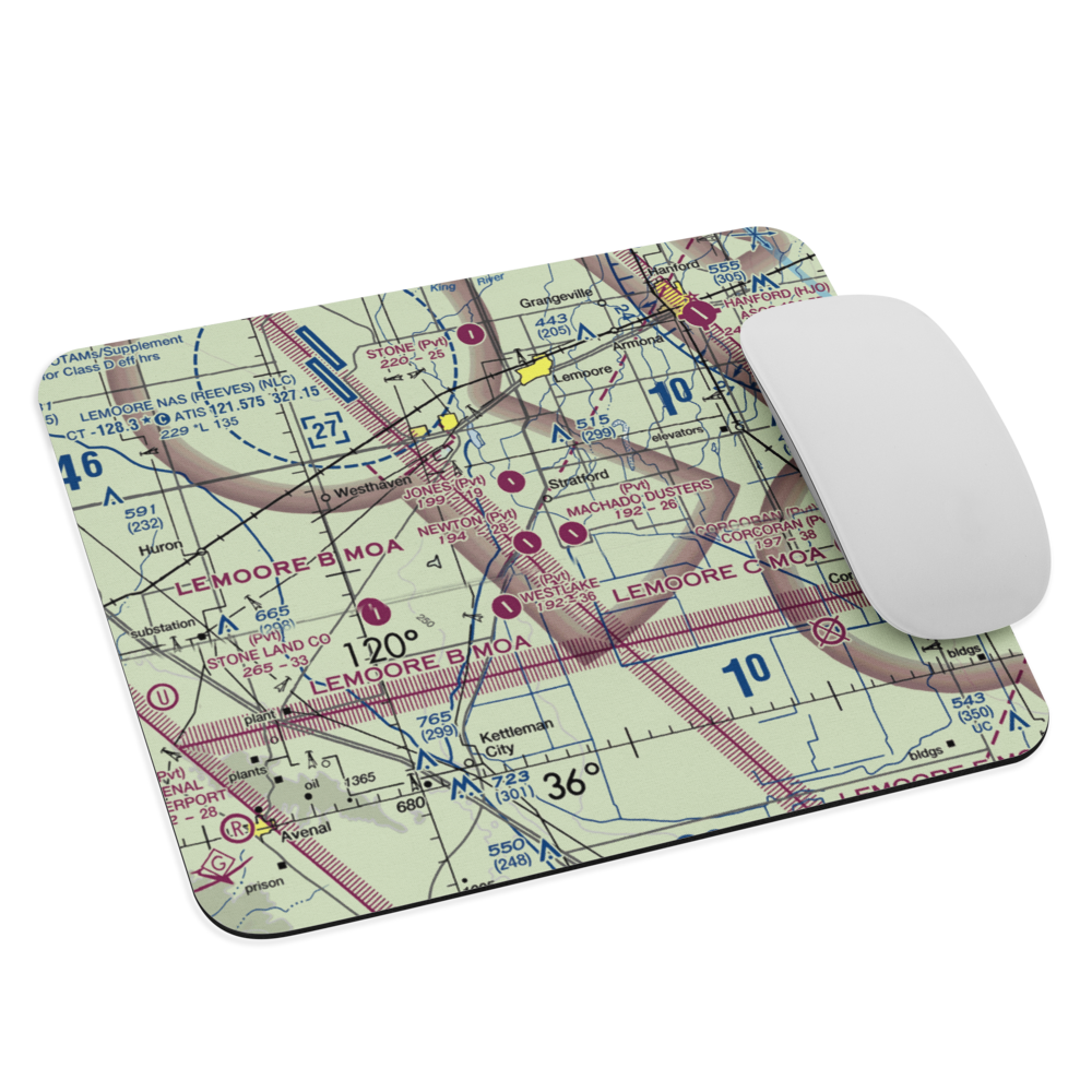 Newton Field (12CL) VFR Sectional Mouse Pad 