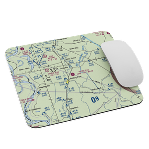 Nick's Flying Service Inc Airport (04MS) VFR Sectional Mouse Pad