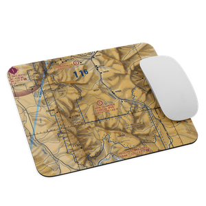 Nine Quarter Circle Ranch Airport (1MT0) VFR Sectional Mouse Pad