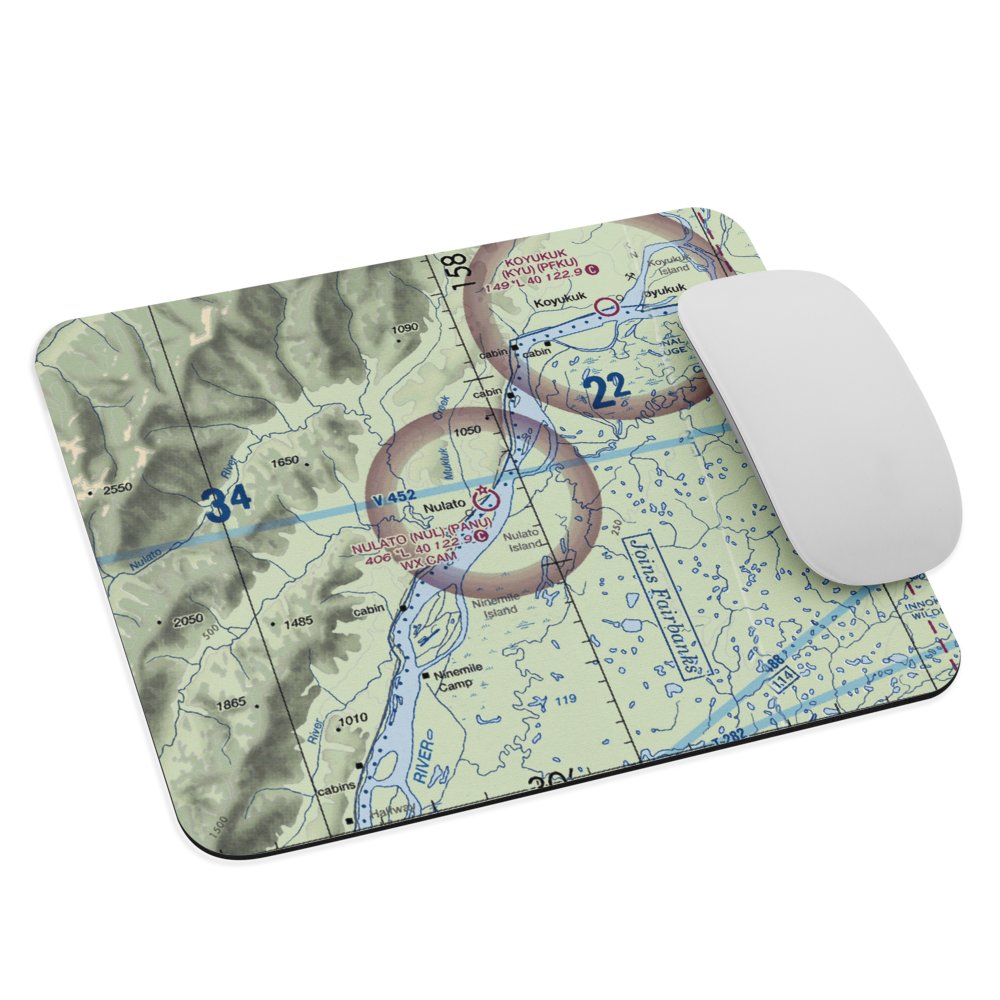 Nulato Airport (NUL) VFR Sectional Mouse Pad 