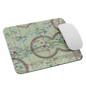 Oak Ridge Airpark (MO80) VFR Sectional Mouse Pad
