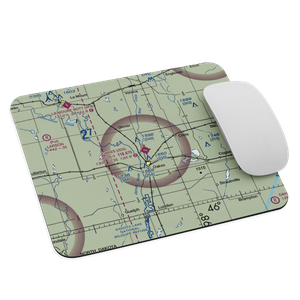 Oakes Municipal Airport (2D5) VFR Sectional Mouse Pad