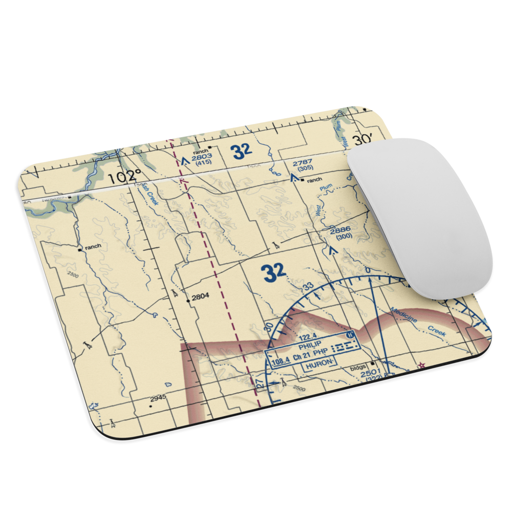 Oasis Ranch Airport (0SD6) VFR Sectional Mouse Pad 