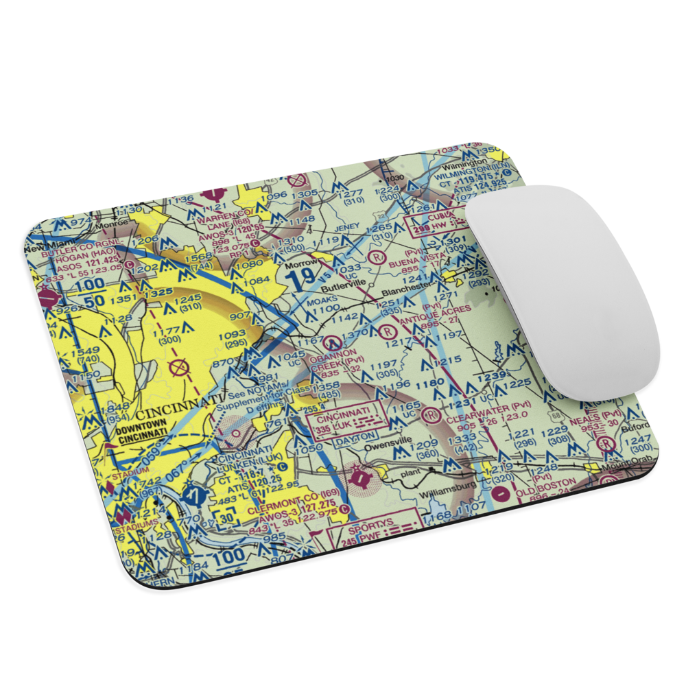 Obannon Creek Aerodrome (OH66) VFR Sectional Mouse Pad 