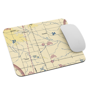 Oglesby Farms Inc Airport (MT87) VFR Sectional Mouse Pad