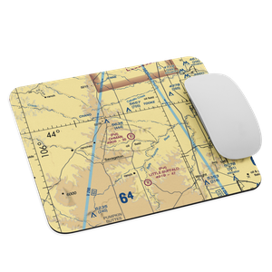 Ohman Ranch Airport (WY12) VFR Sectional Mouse Pad