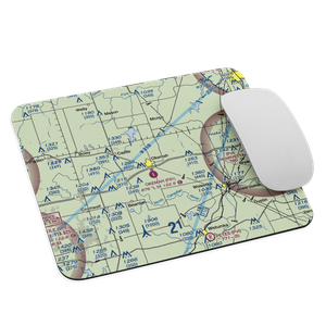 Okemah Flying Field (F81) VFR Sectional Mouse Pad