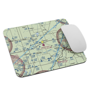 Okemah Municipal Airport (F81) VFR Sectional Mouse Pad