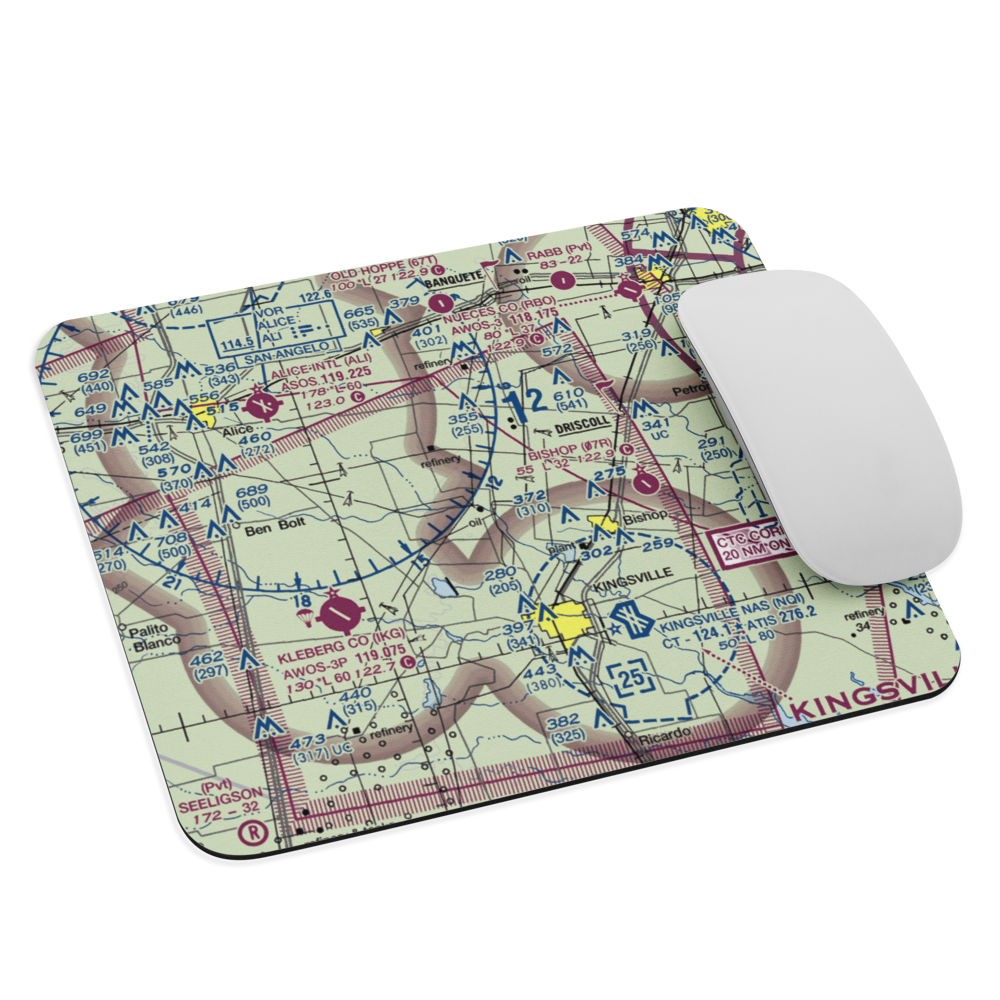 Oliver Till Airport (US-0016) VFR Sectional Mouse Pad 