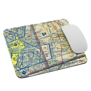 On the Rocks Airport (1CA6) VFR Sectional Mouse Pad