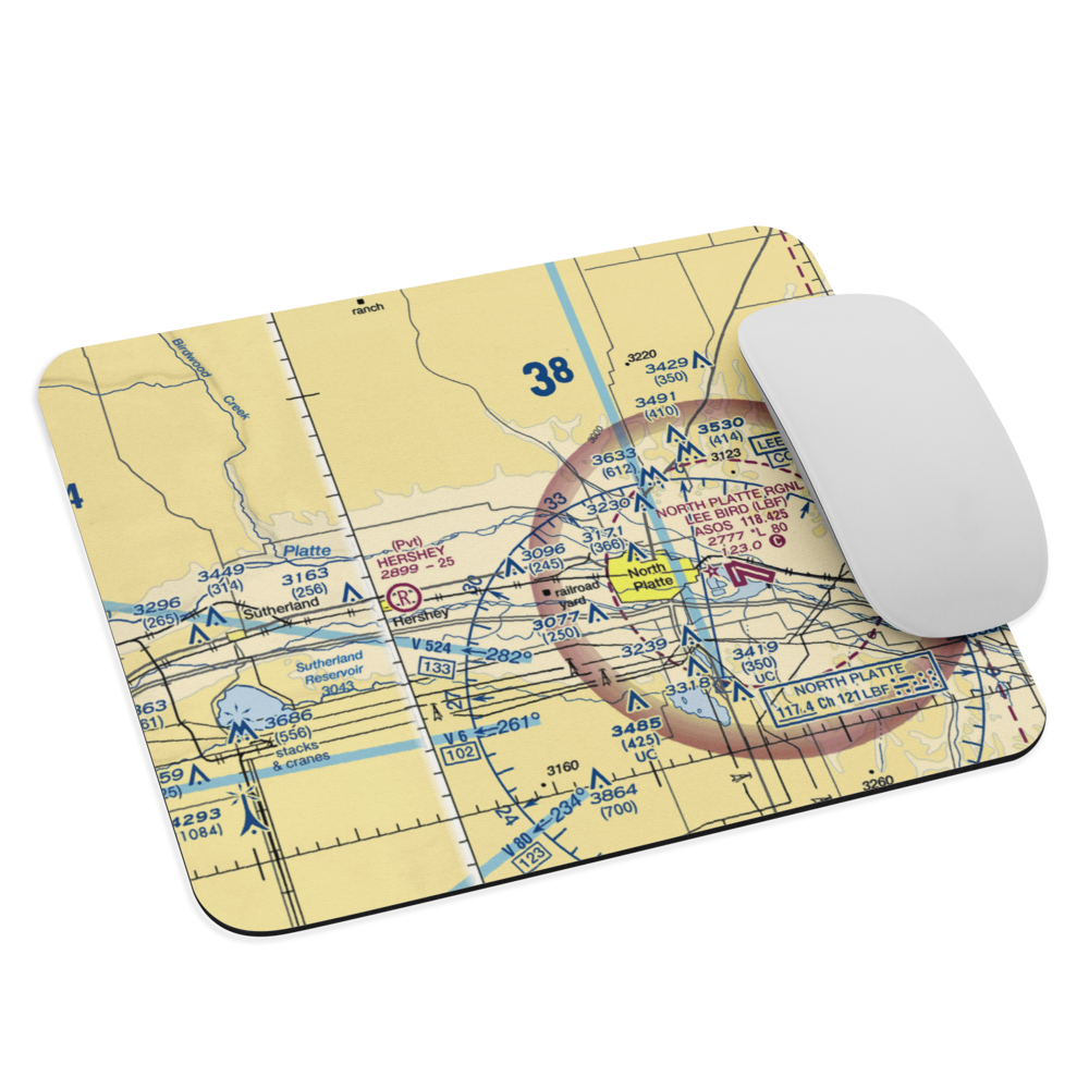 Orr Field (NE25) VFR Sectional Mouse Pad 