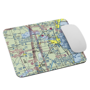 Oshkosh Sky Ranch Airport (2WN8) VFR Sectional Mouse Pad