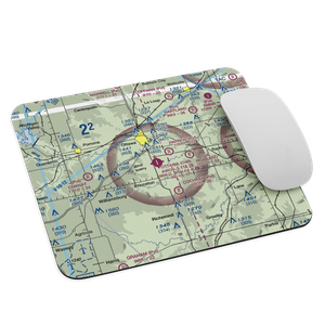Ottawa Municipal Airport (OWI) VFR Sectional Mouse Pad