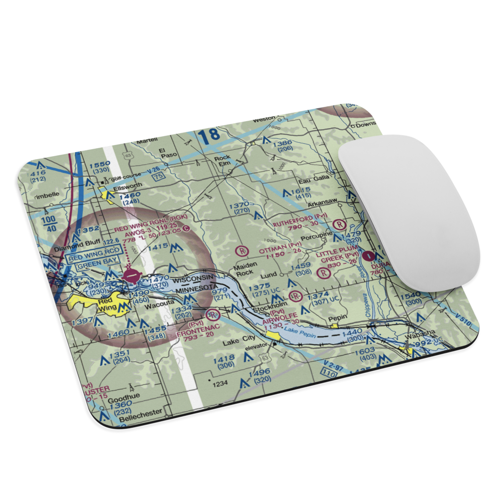 Ottman Landing Airport (5WN9) VFR Sectional Mouse Pad 