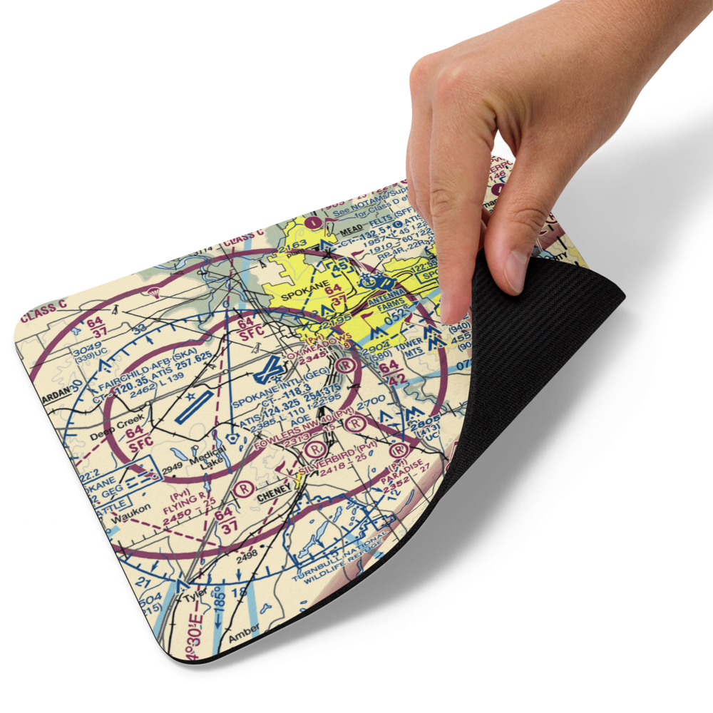 Ox Meadows Airport (04WA) VFR Sectional Mouse Pad 
