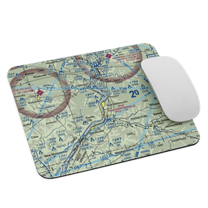 P W Johnson Memorial Airport (75D) VFR Sectional Mouse Pad