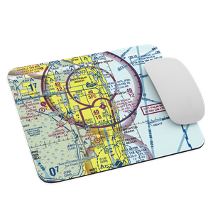 Palm Beach County Park Airport (LNA) VFR Sectional Mouse Pad