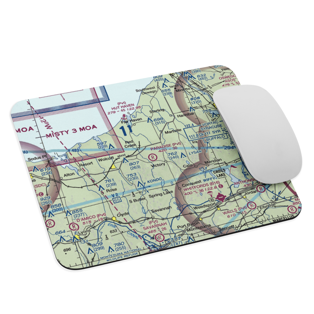 Paradise Airport (NY42) VFR Sectional Mouse Pad 