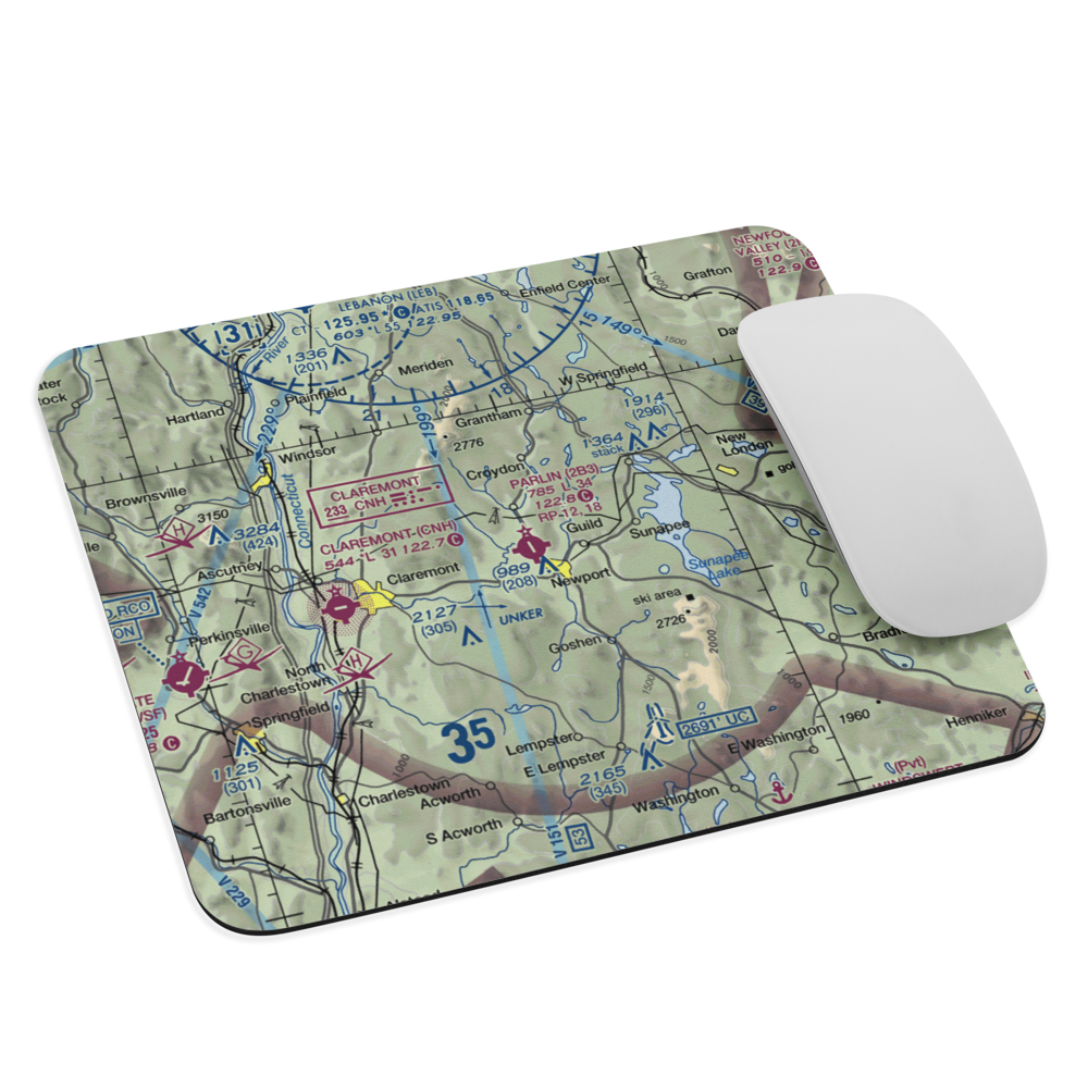Parlin Field (2B3) VFR Sectional Mouse Pad 