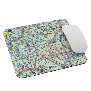 Patch O Blue Airport (FD02) VFR Sectional Mouse Pad