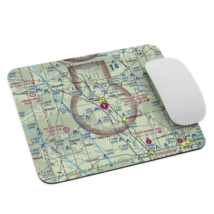 Pauls Valley Municipal Airport (PVJ) VFR Sectional Mouse Pad